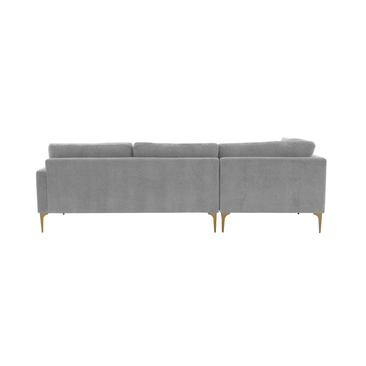 Serena 3 Piece Performance Velvet Chaise Sectional - Image 28