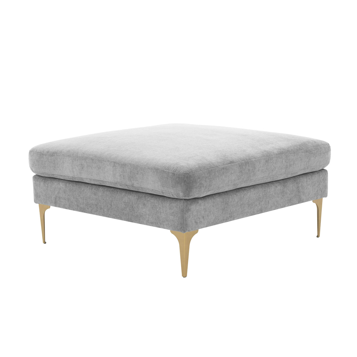 Serena Performance Velvet Ottoman - Image 8