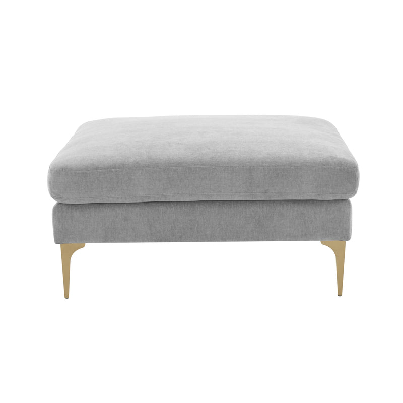 Serena Performance Velvet Ottoman - Image 9