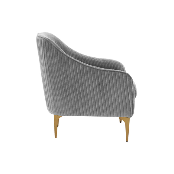 Serena Performance Velvet Accent Chair - Image 15