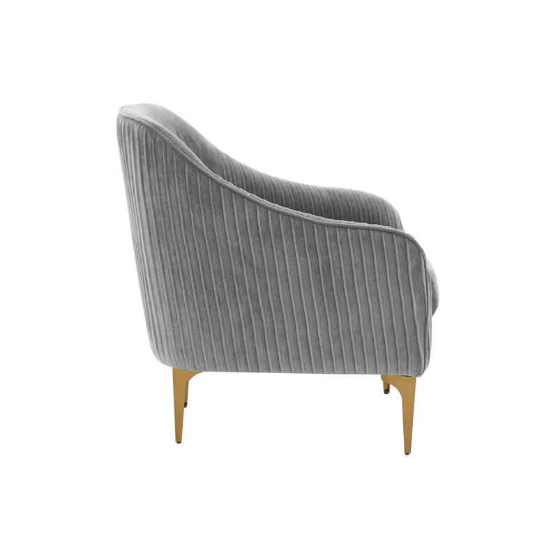 Serena Performance Velvet Accent Chair - Image 15