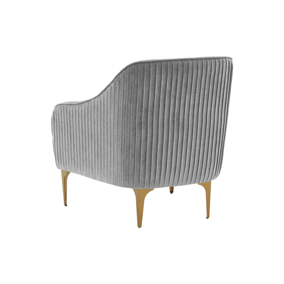 Serena Performance Velvet Accent Chair - Image 17