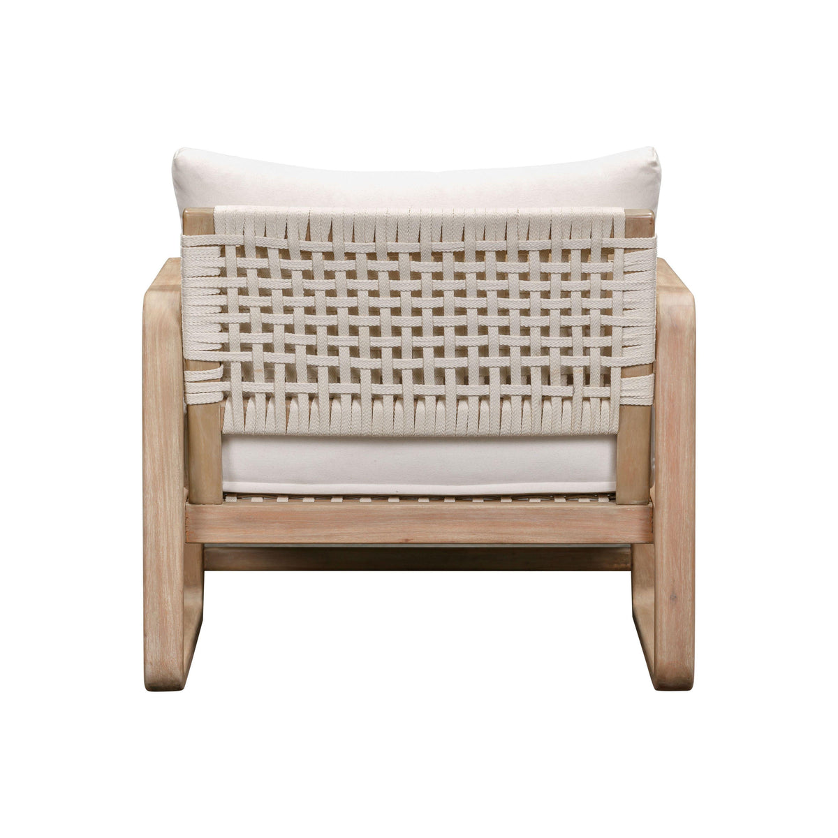 Palata Cream Performance Fabric Outdoor Accent Chair - Image 4