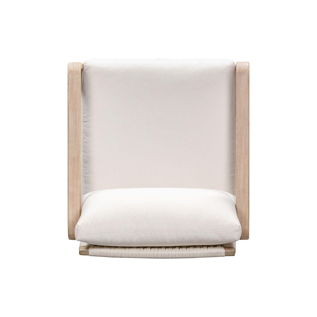 Palata Cream Performance Fabric Outdoor Accent Chair - Image 7