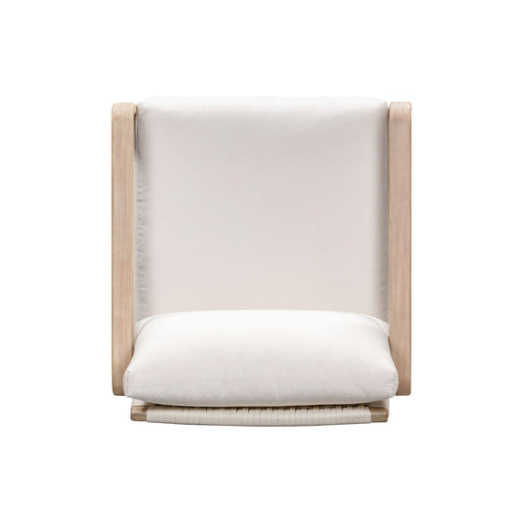Palata Cream Performance Fabric Outdoor Accent Chair - Image 7
