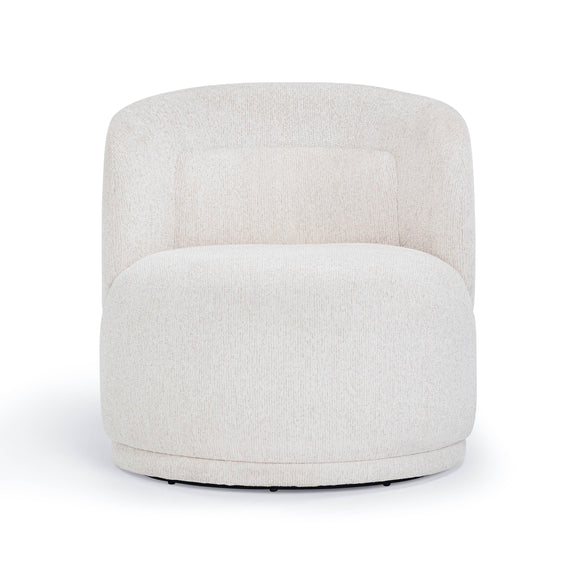 Massa Textured Performance Fabric Swivel Accent Chair - Image 3