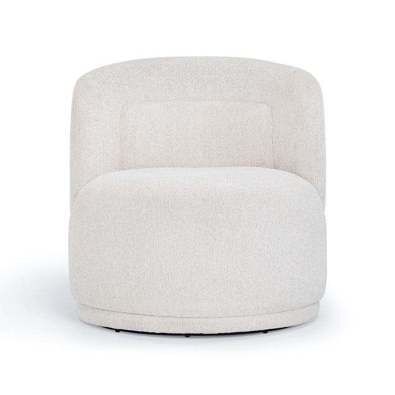 Massa Textured Performance Fabric Swivel Accent Chair - Image 3