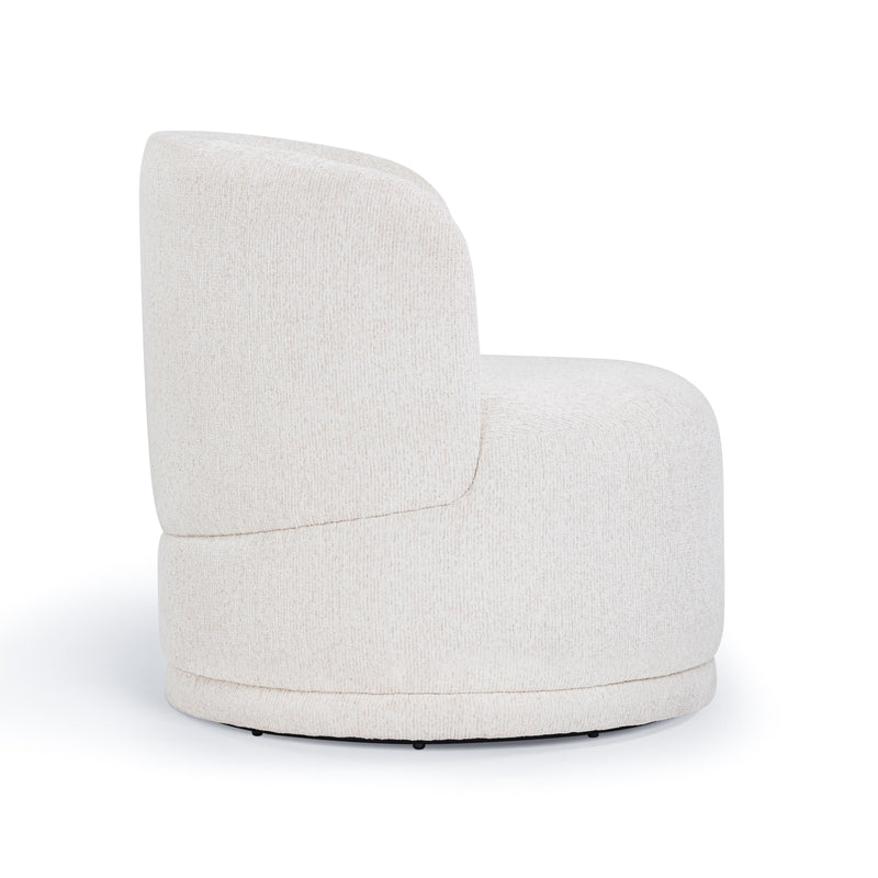Massa Textured Performance Fabric Swivel Accent Chair - Image 5