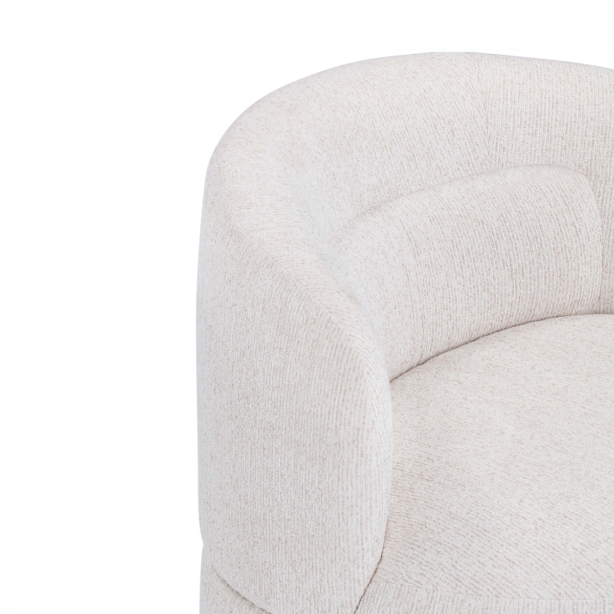 Massa Textured Performance Fabric Swivel Accent Chair - Image 6