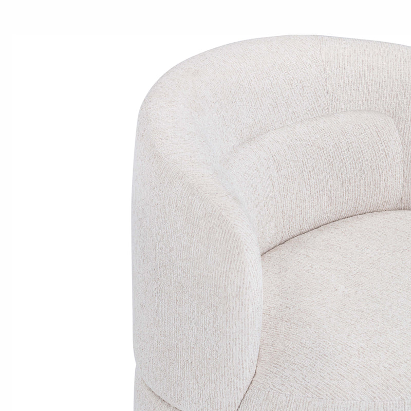 Massa Textured Performance Fabric Swivel Accent Chair - Image 6