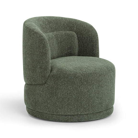 Massa Textured Performance Fabric Swivel Accent Chair - Image 9