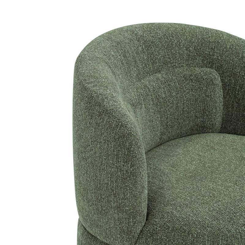 Massa Textured Performance Fabric Swivel Accent Chair - Image 14