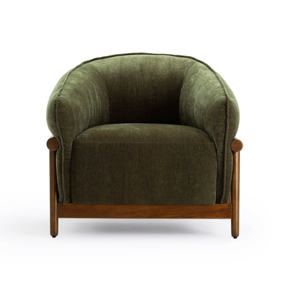Piedmont Upcycled Contract Grade Chenille Accent Chair - Image 3