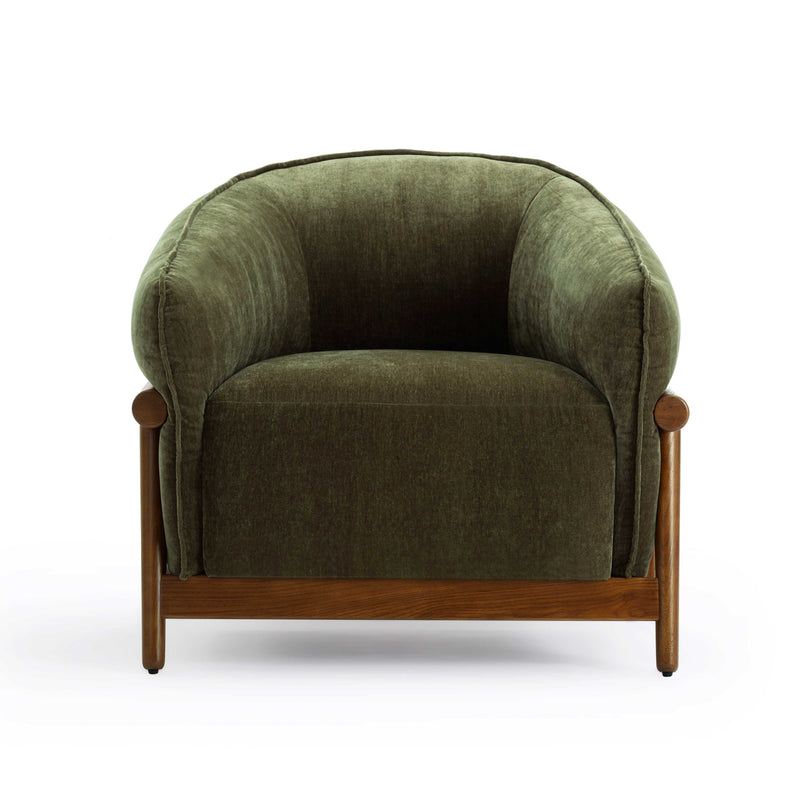 Piedmont Upcycled Contract Grade Chenille Accent Chair - Image 3