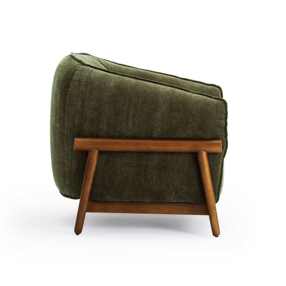 Piedmont Upcycled Contract Grade Chenille Accent Chair - Image 4