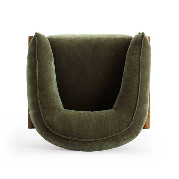 Piedmont Upcycled Contract Grade Chenille Accent Chair - Image 7