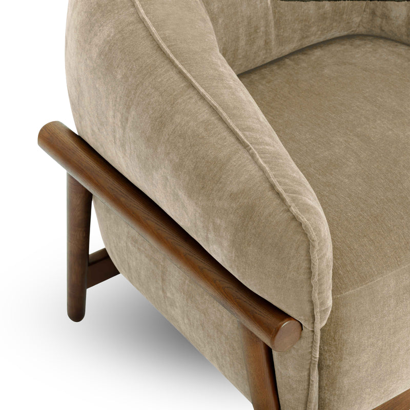Piedmont Upcycled Contract Grade Chenille Accent Chair - Image 13