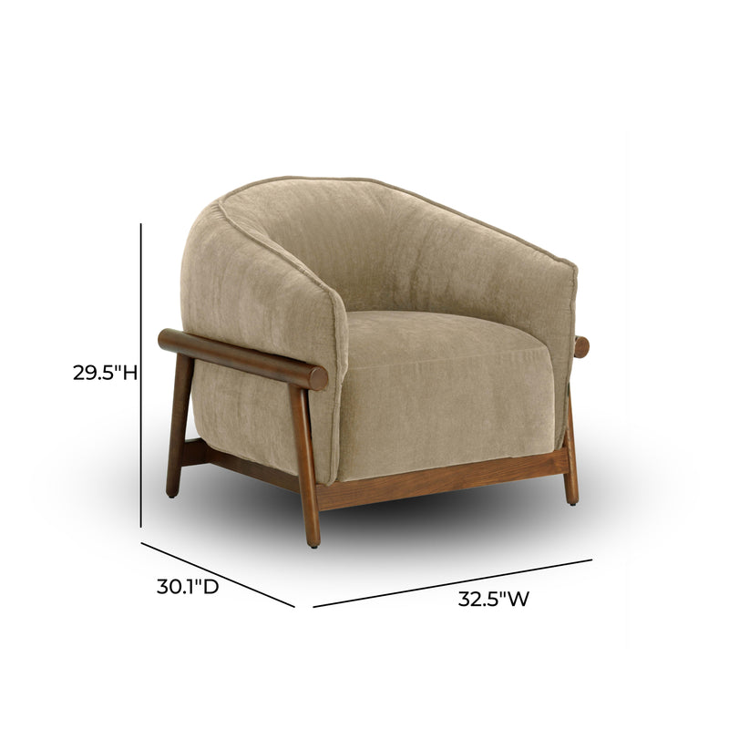 Piedmont Upcycled Contract Grade Chenille Accent Chair - Image 15