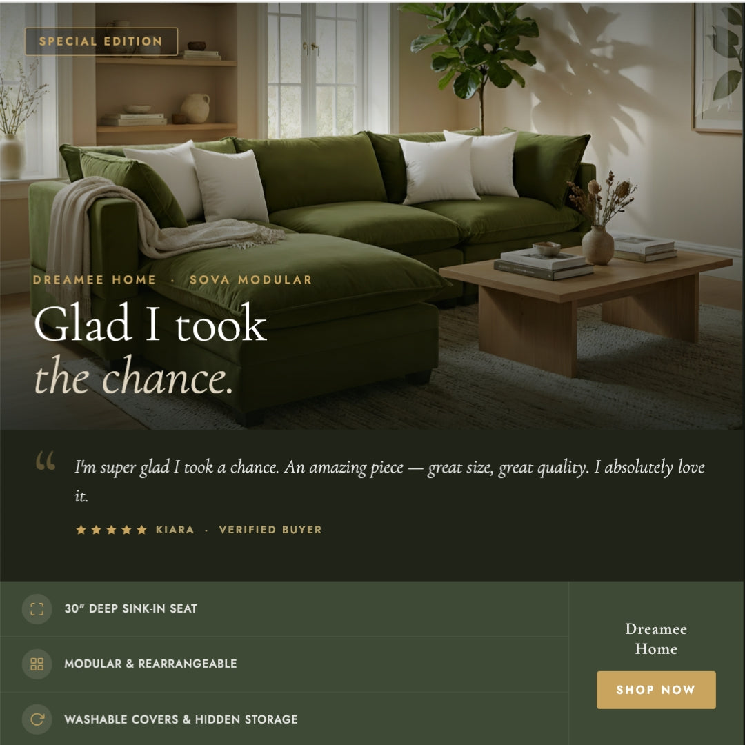 Image with text section