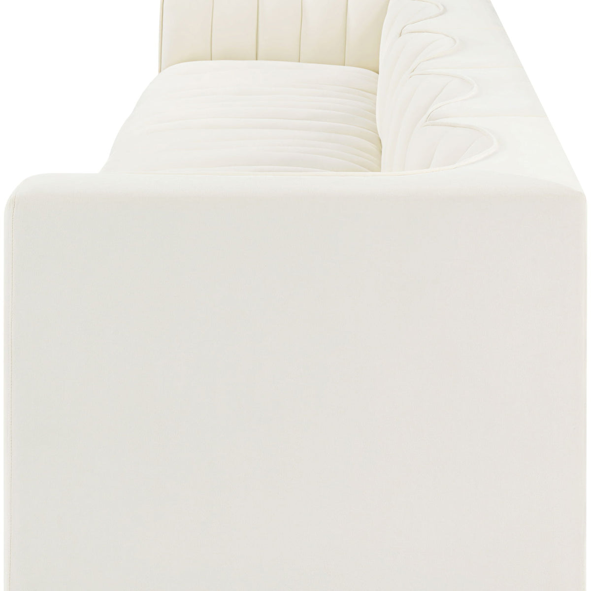Rummi - Velvet Performance Fabric Upholstered 5 Piece Modular Sofa