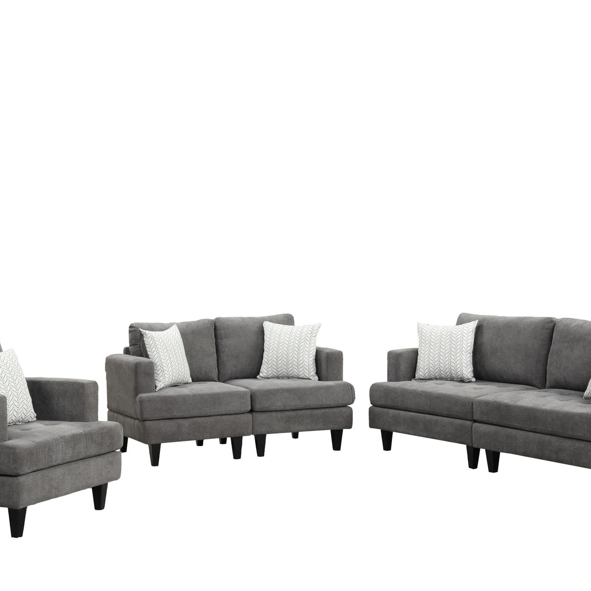 Callaway - Comfort Living Room Set With Throw Pillows
