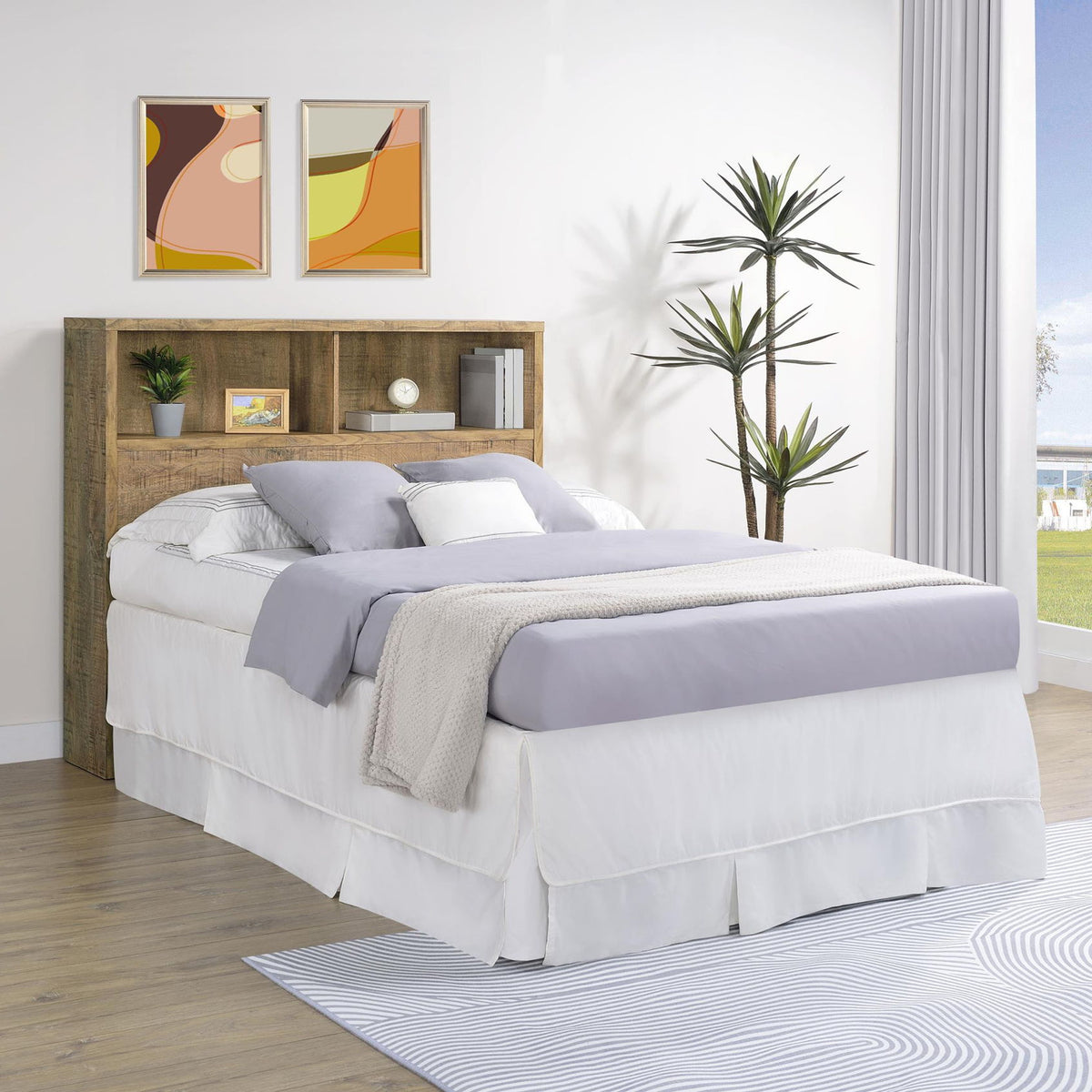 Westpark 49-inch Full Bookcase Headboard Mango