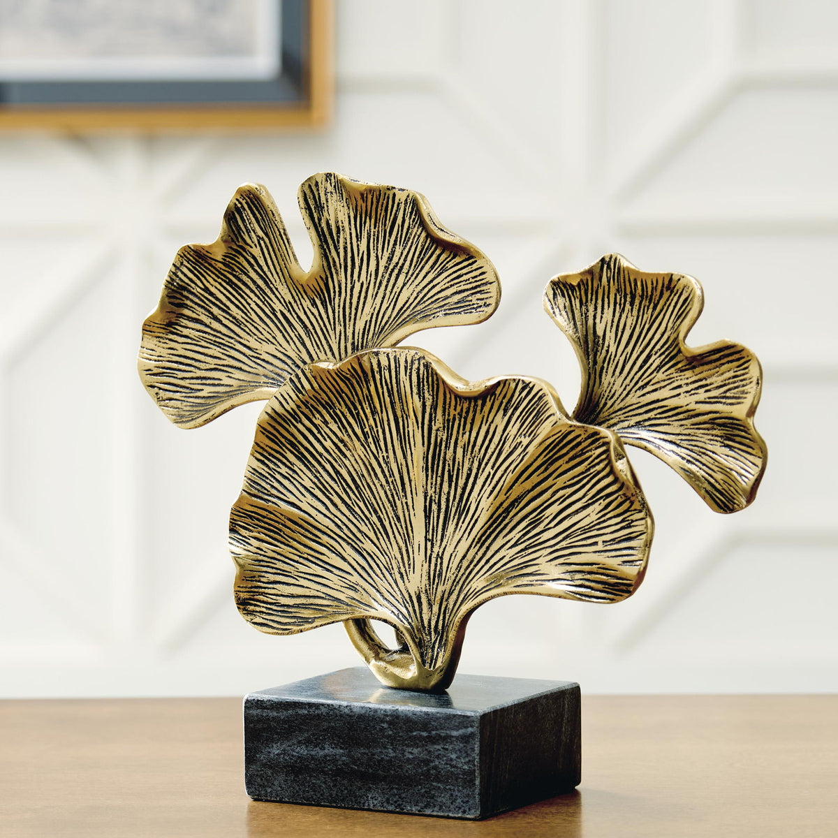 Collridge - Sculpture - Gold Finish / Black