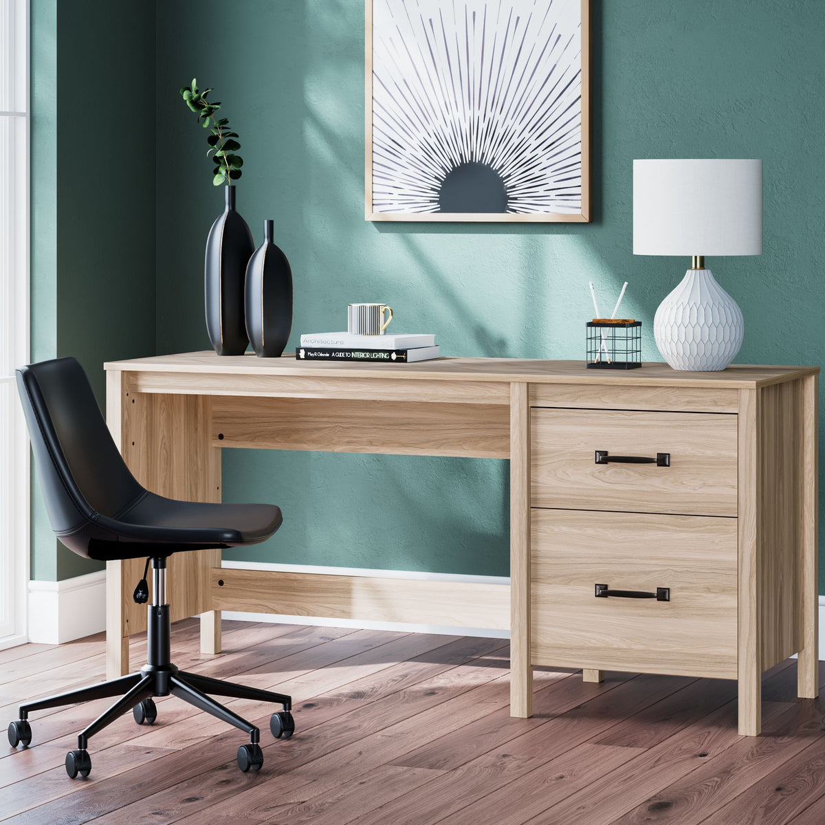 Battelle - Home Office Desk - Tan