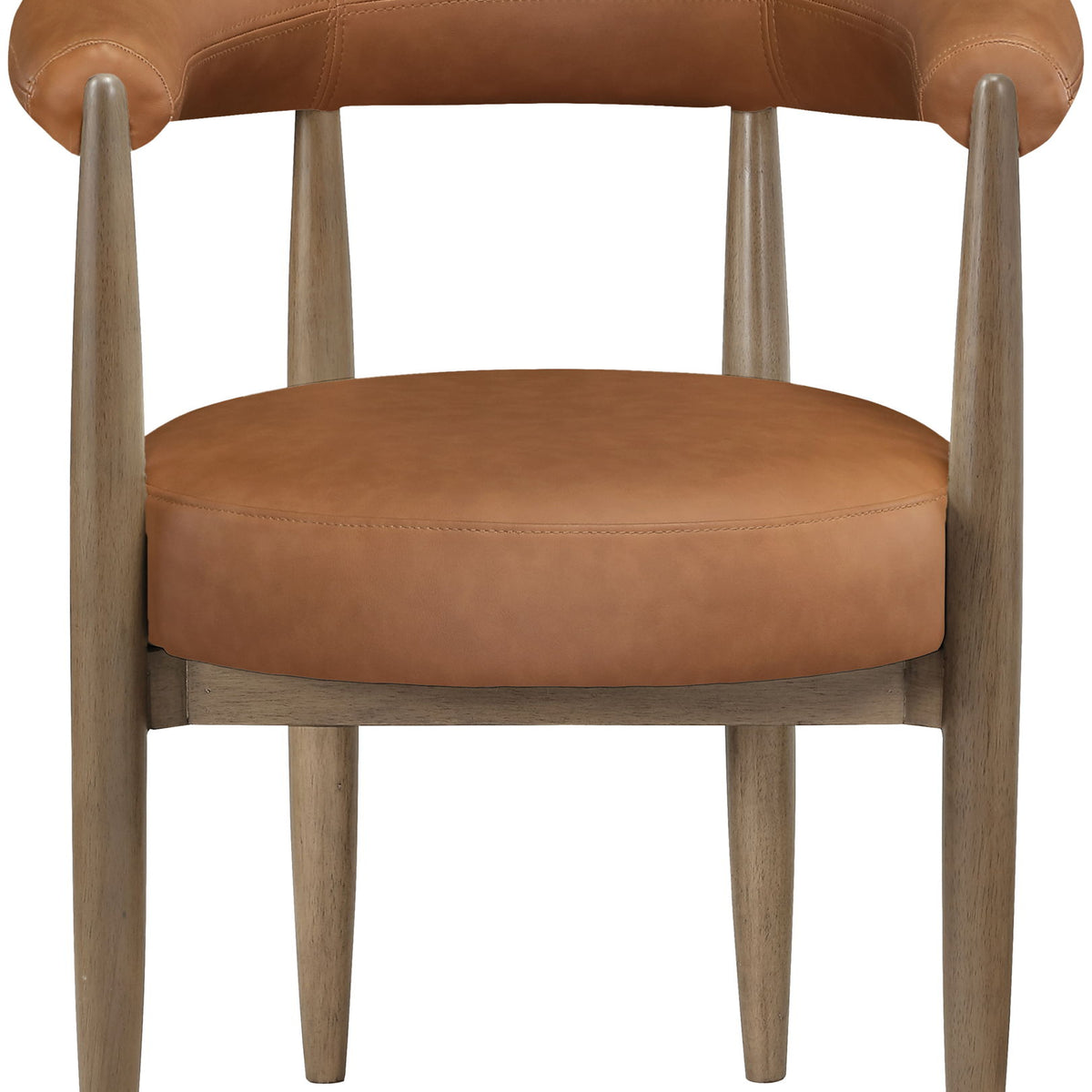 Sable - Vegan Leather Upholstered Dining Chair (Set of 2) - Brown Base