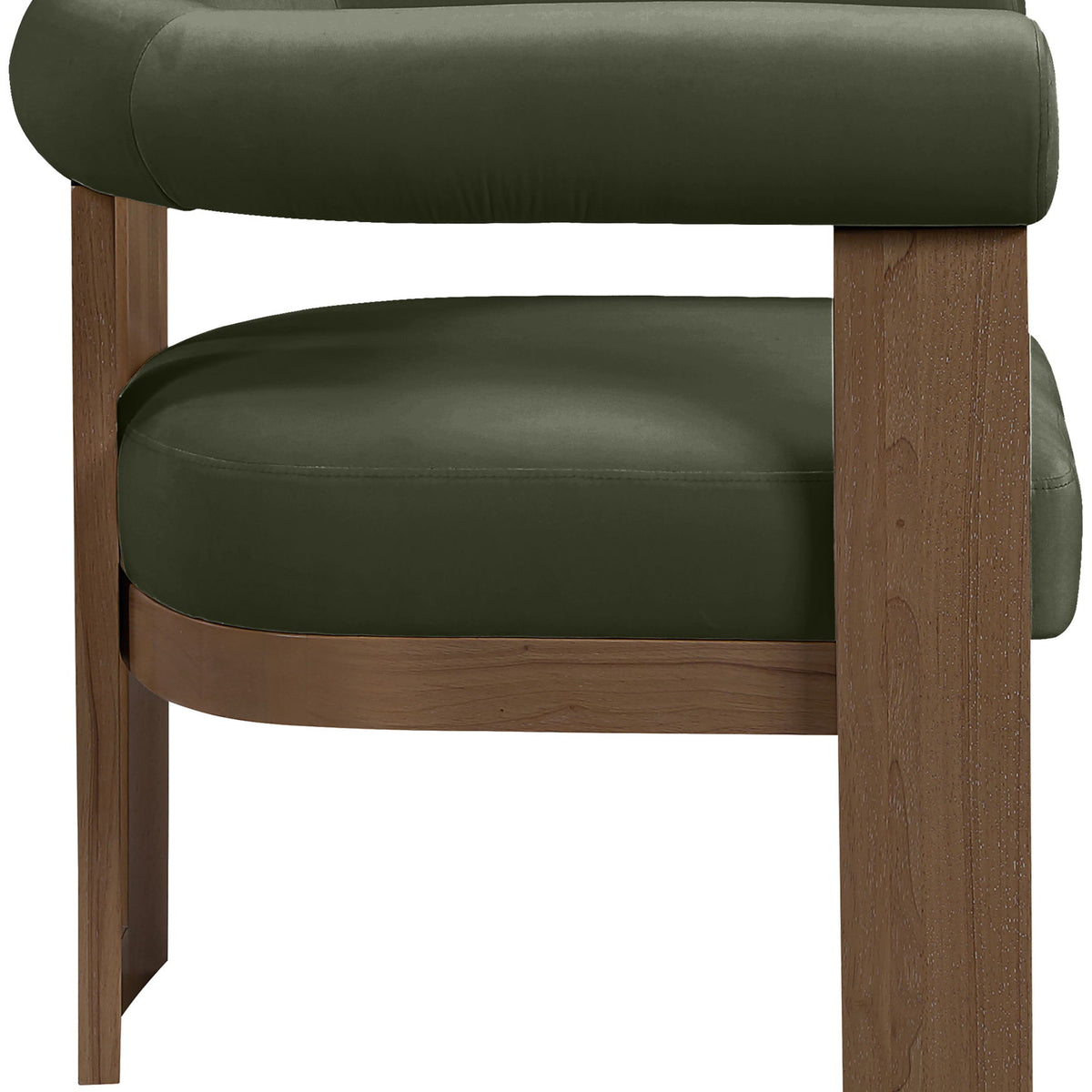 Arienzo - Performance Fabric Upholstered Accent Chair - Walnut Base
