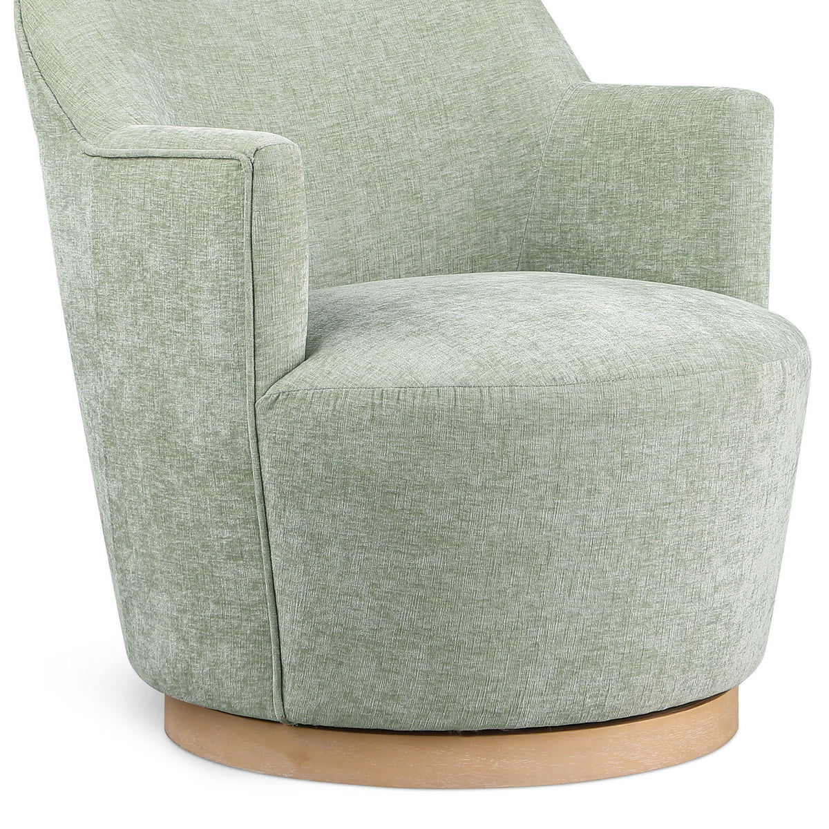 Clarita - Chenille Swivel Accent Chair