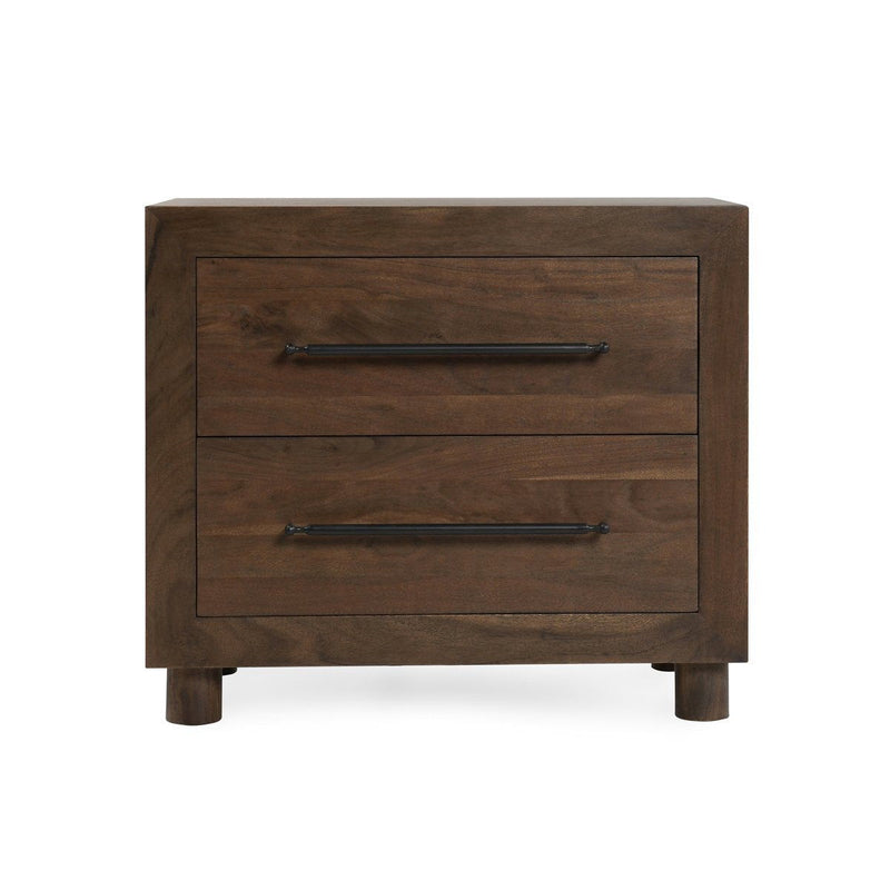Jaxon - 2 Drawer Nightstand - Cocoa Brown