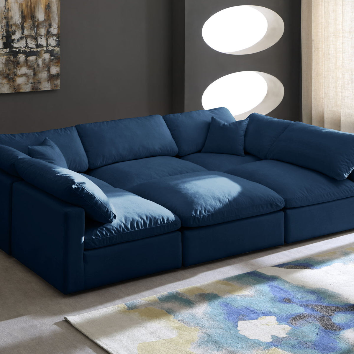Plush - 6 Piece Modular Sectional