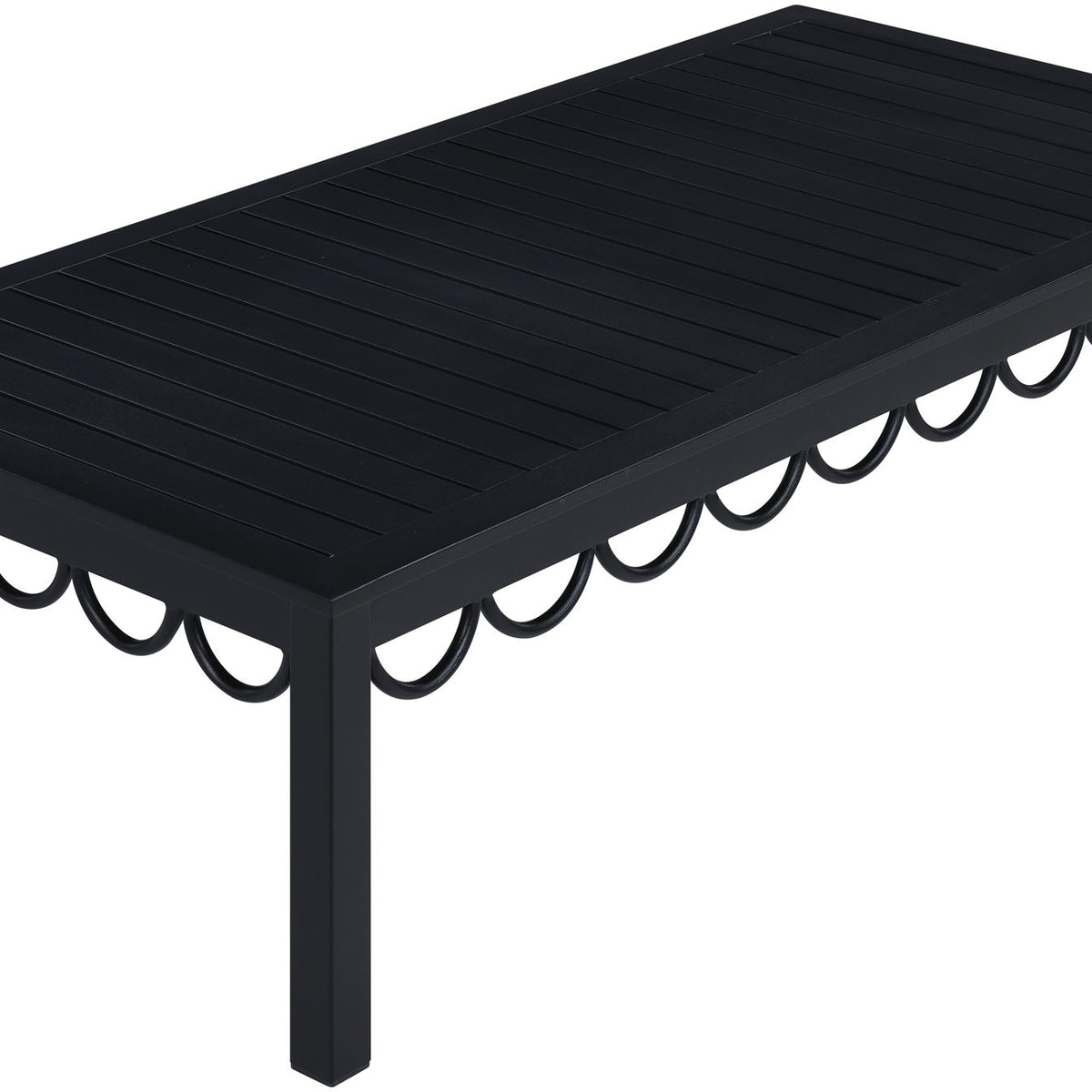 Portofino - Aluminum Outdoor Patio Coffee Table