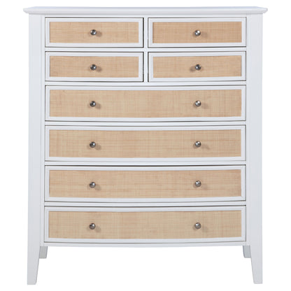 Bexhill - 8-Drawer Chest Of Drawers - White