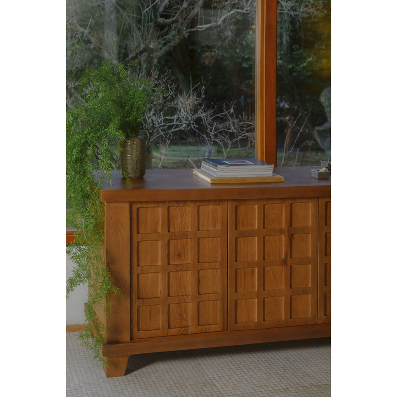 Enya - Sideboard - Red / Oak