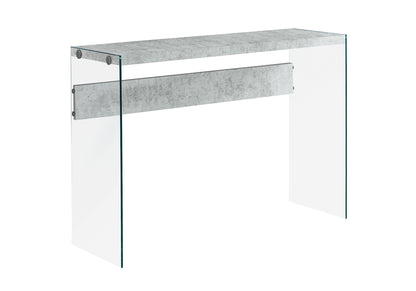 Accent Console Table For Entryway, Glossy Spacious Surface