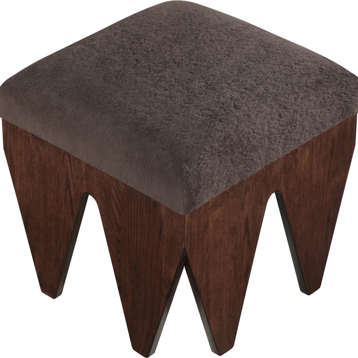 Altair - Fabric Bench - Dark Brown Base