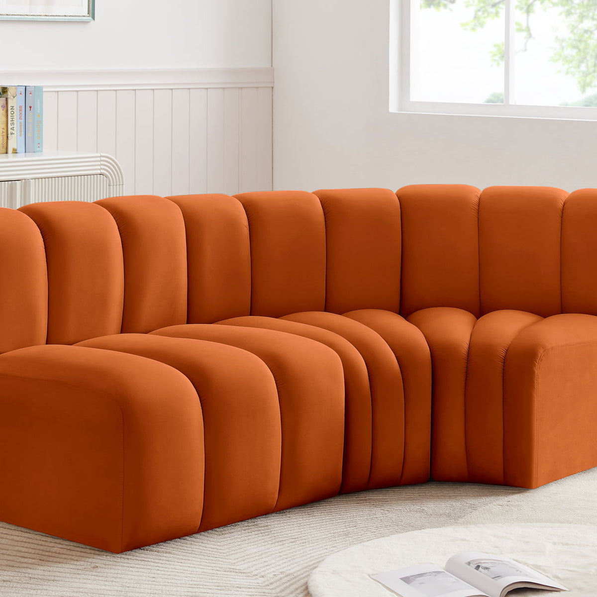 Arc - Velvet 3 Piece Sofa