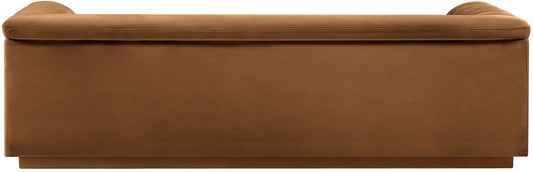 Cascade - Velvet Sofa - Saddle