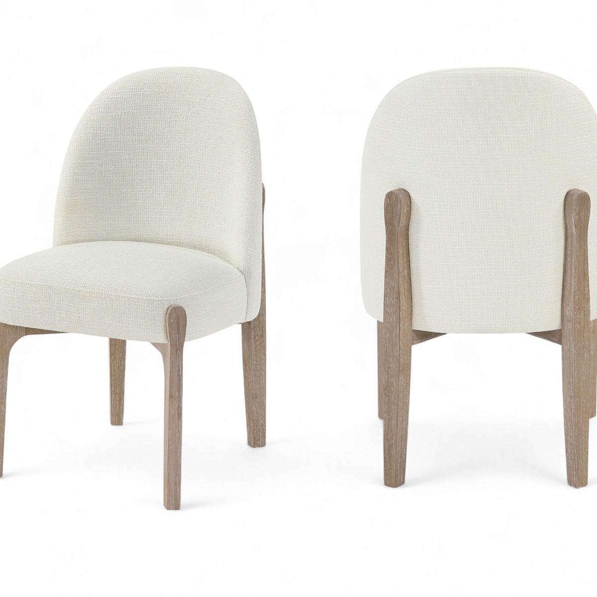 Torino - Upholstered Dining Chair With Brushed Natural Base (Set of 2)