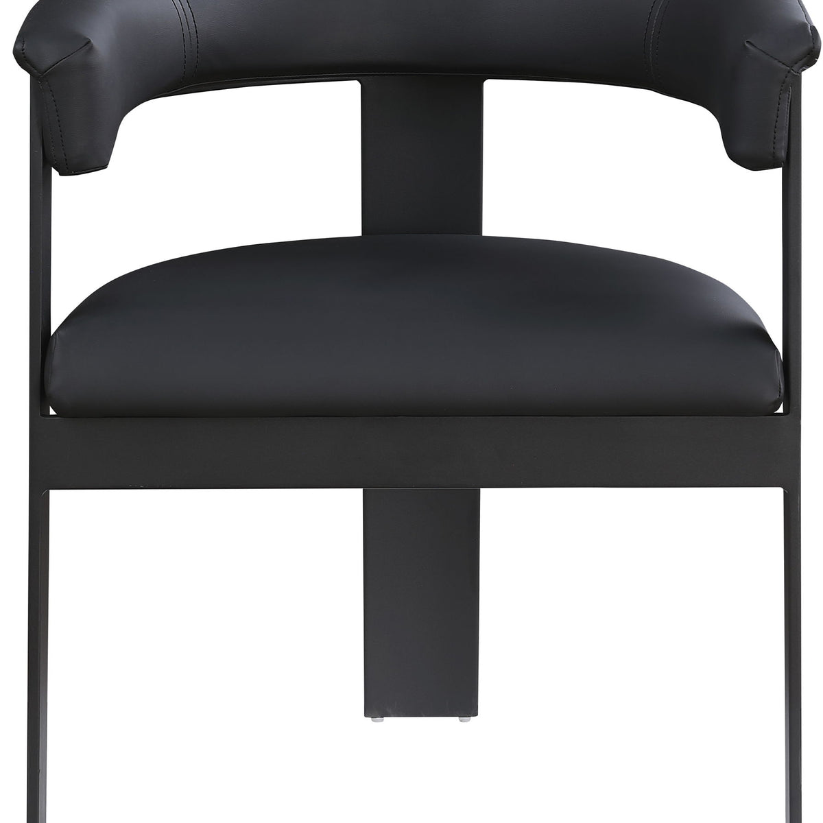 Romeo - Faux Leather Dining Chair With Black Base (Set of 2)