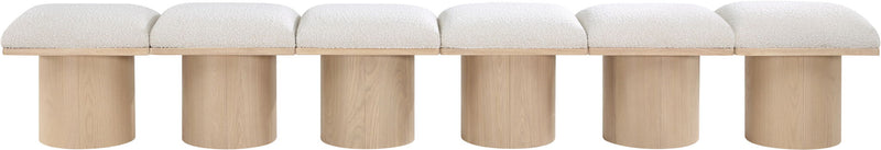 Pavilion - 6 Piece Modular Bench With Natural Base