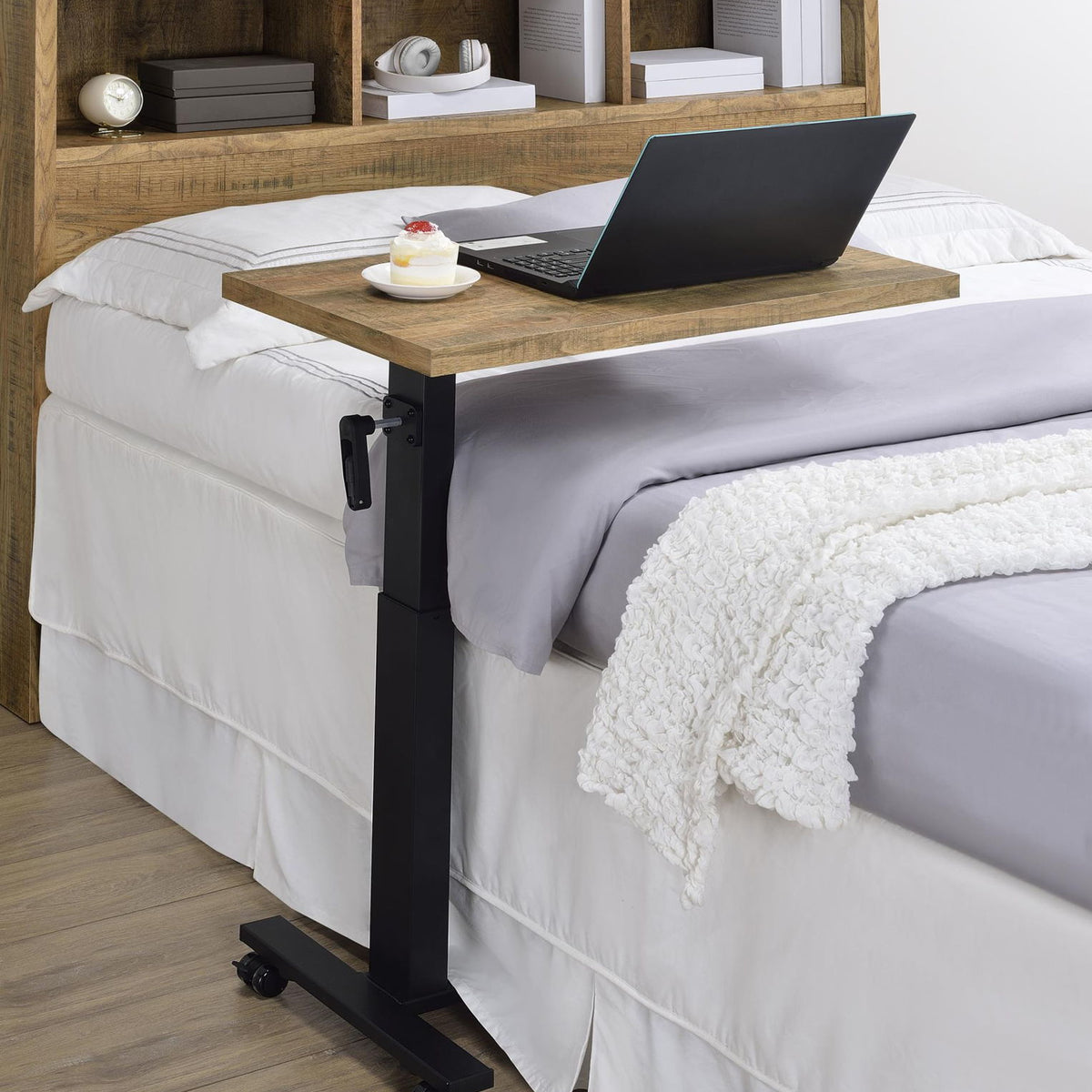 Westpark Height Adjustable Mobile Bedroom C-Table Mango
