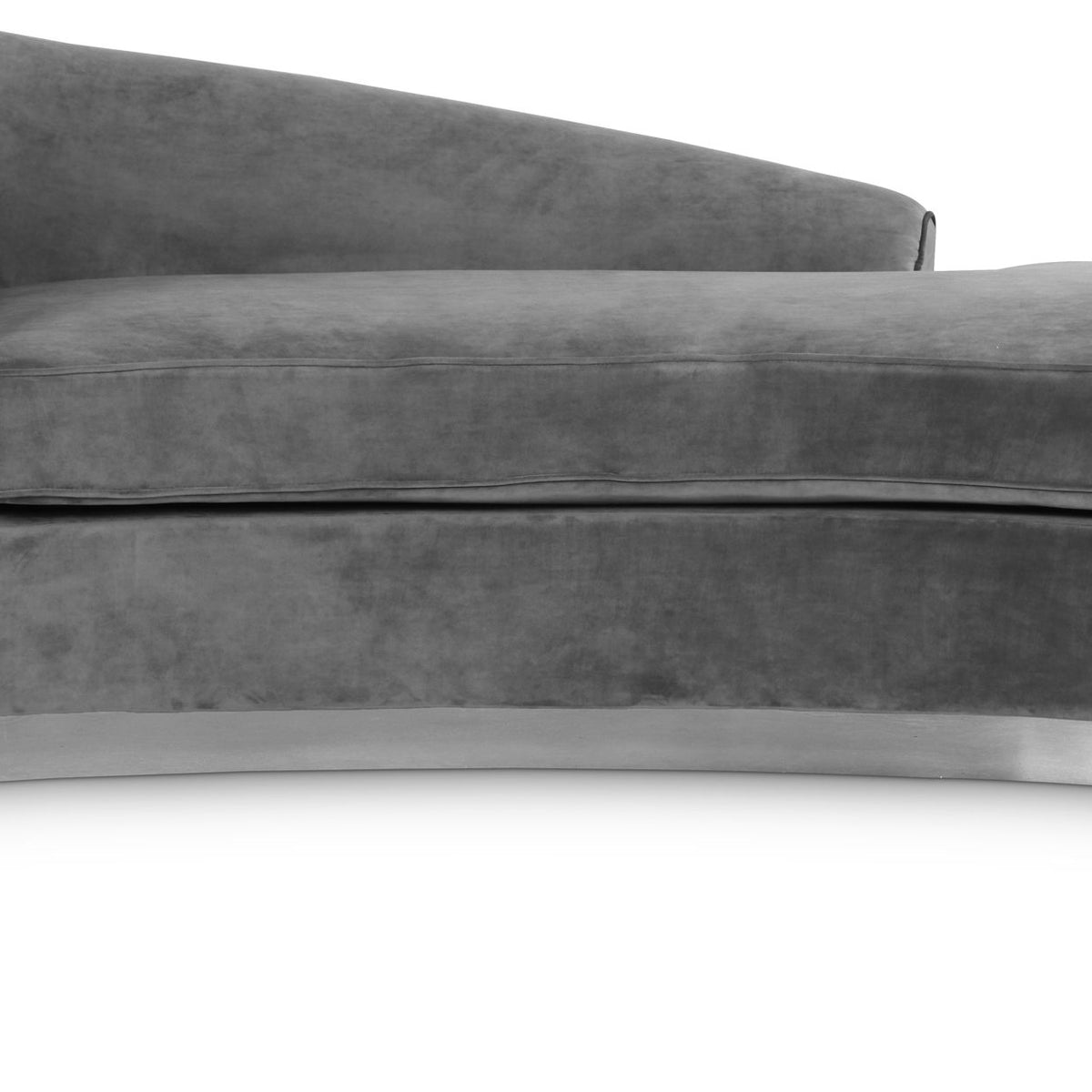 Julian - Chaise with Chrome Base