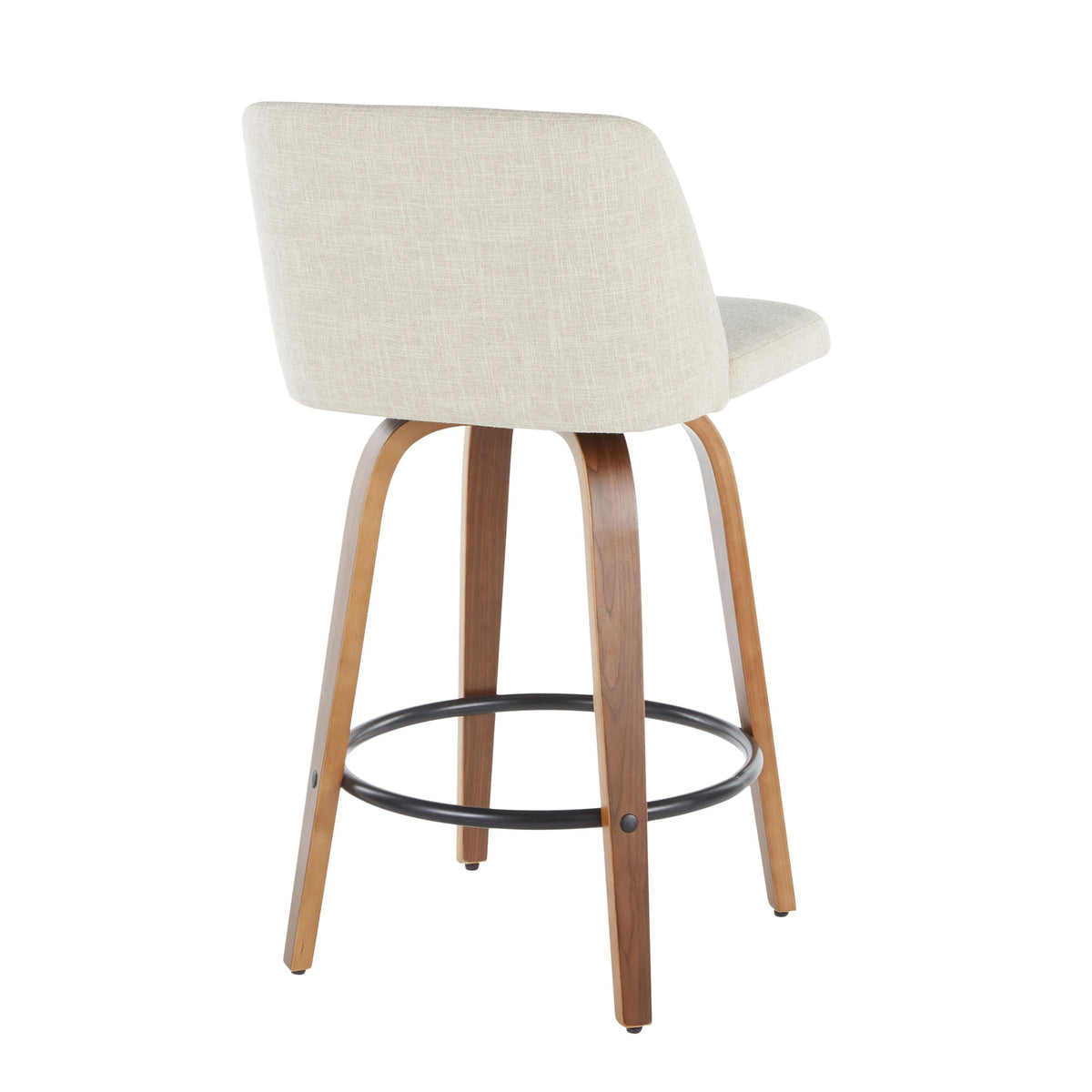 Toriano - Mid-Century Modern Counter Stool (Set of 2)