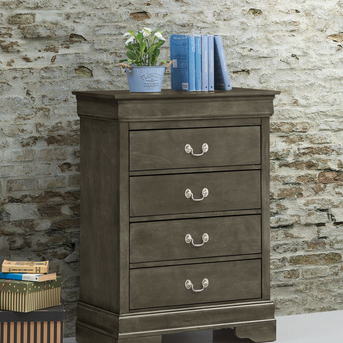 Traditional Style Storage Chest Elegant
