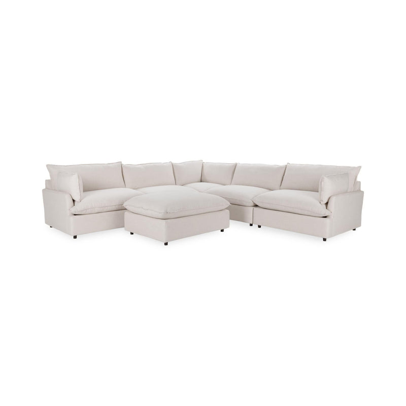 Caplan - 6 Piece Modular Sectional With Ottoman
