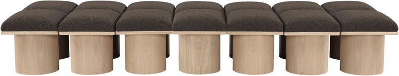 Pavilion - 14 Piece Modular Bench With Natural Base