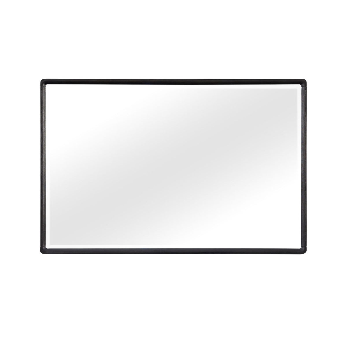 Rectangle Wood Mirror - Black